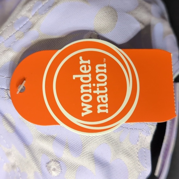 NWT,Wonder Nation,3D Cat Light Purple Floral Girls Hat. - Picture 4 of 8